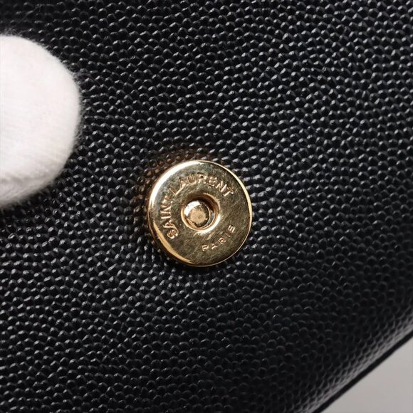 ๐ Saint Laurent Paris Kate Leather Chain Shoulder Bag Black 354121 - Picture 11 of 11